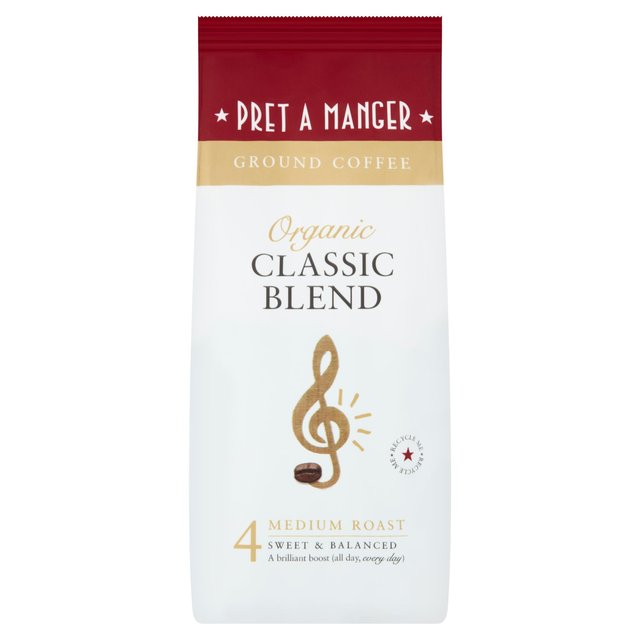 Pret A Manger Organic Classic Blend Ground Coffee