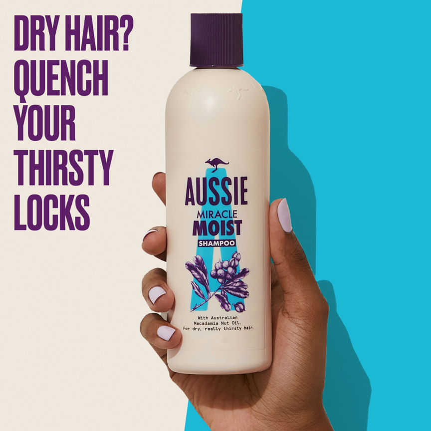 Aussie Miracle Moist Shampoo Moisturising Shampoo GOODS ASDA   