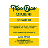 Topo Chico Tangy Lemon Lime Hard Seltzer Wine & Champagne M&S   