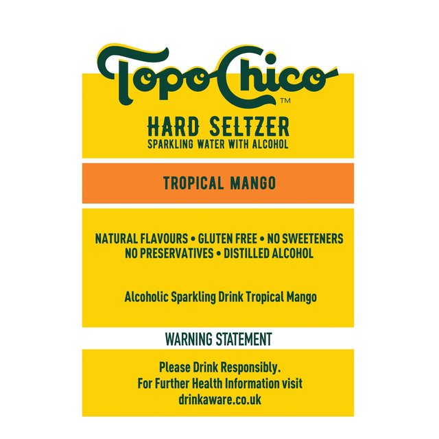 Topo Chico Tropical Mango Hard Seltzer