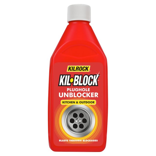 Kilrock Kil-Block Original Plughole & Drain Unblocker Accessories & Cleaning M&S   