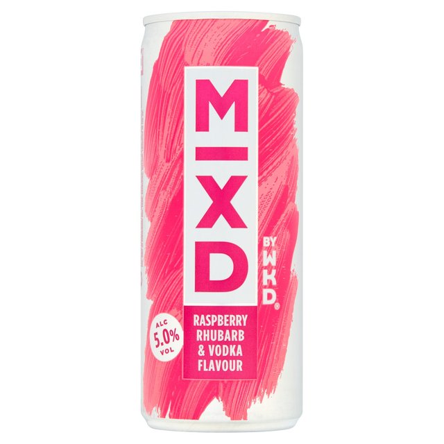 WKD MIXD Raspberry, Rhubarb & Vodka Flavour 5%