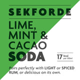 Sekforde Lime, Mint & Cacao Soda Adult Soft Drinks & Mixers M&S   