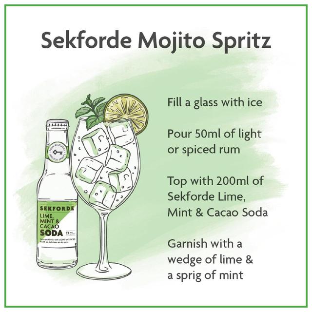 Sekforde Lime, Mint & Cacao Soda Adult Soft Drinks & Mixers M&S   