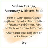 Sekforde Sicilian Orange, Rosemary & Bitters Soda Adult Soft Drinks & Mixers M&S   