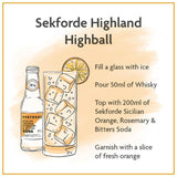 Sekforde Sicilian Orange, Rosemary & Bitters Soda Adult Soft Drinks & Mixers M&S   