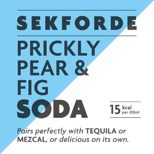 Sekforde Prickly Pear, Fig & Cardamom Soda Adult Soft Drinks & Mixers M&S   