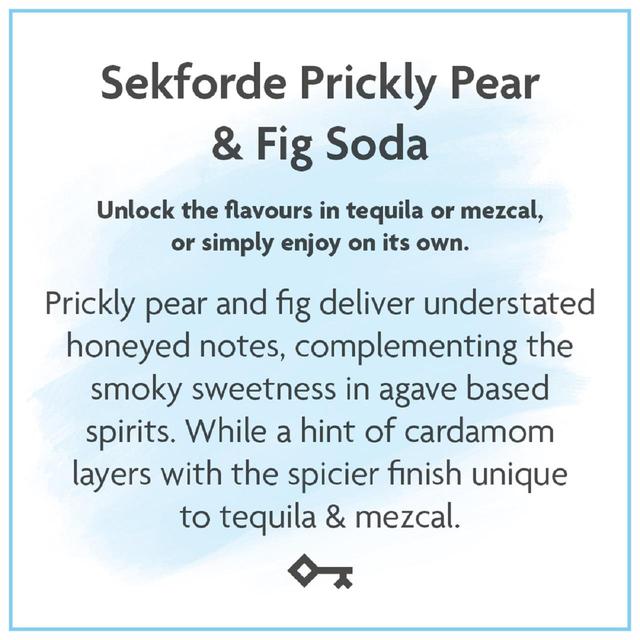 Sekforde Prickly Pear, Fig & Cardamom Soda Adult Soft Drinks & Mixers M&S   