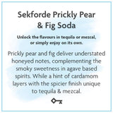 Sekforde Prickly Pear, Fig & Cardamom Soda Adult Soft Drinks & Mixers M&S   