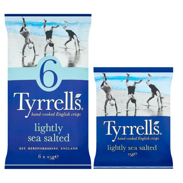 Tyrrells Lightly Sea Salted Multipack Crisps