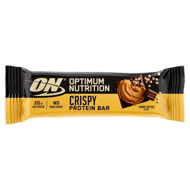 Optimum Nutrition Peanut Butter Crispy Protein Bar Cereals M&S Default Title  