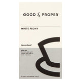 Good & Proper Tea - Loose Leaf White Peony White Tea Tea M&S   