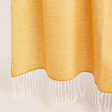 M&S Herringbone Throw, Ochre General Household M&S   