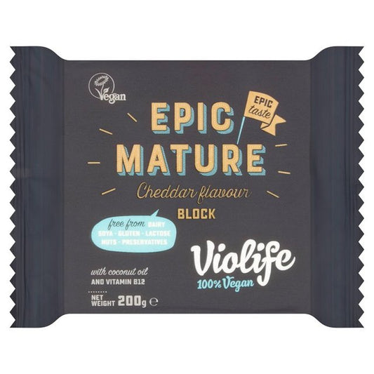 Violife Epic Mature Cheddar Flavoured Block - McGrocer