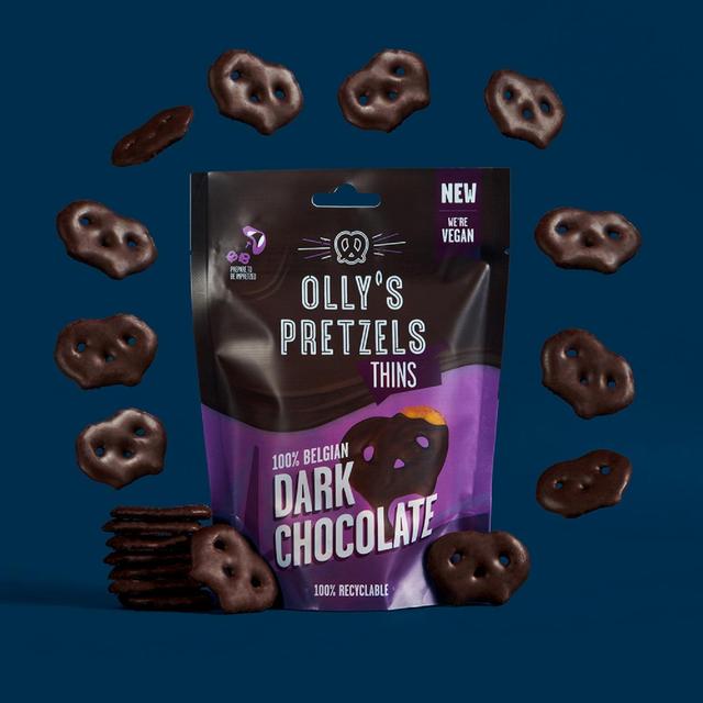 Olly's Pretzel Thins - Dark Chocolate Crisps, Nuts & Snacking Fruit M&S   