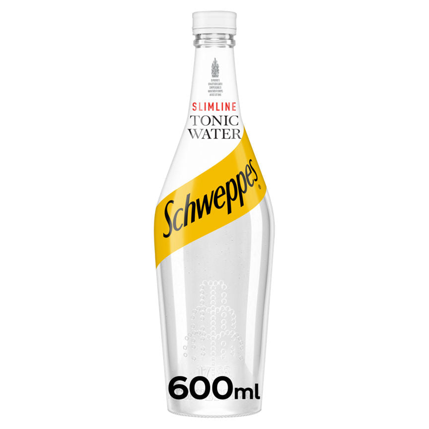 Schweppes Slimline Tonic Water Glass Bottle