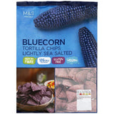 M&S Bluecorn Tortilla Lightly Sea Salted Chips Food Cupboard M&S Default Title  