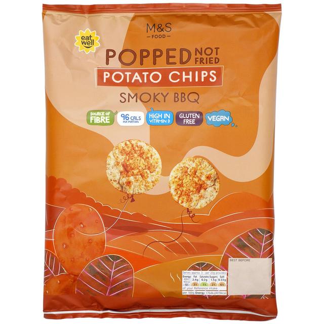 M&S Smoky BBQ Popped Potato Chips Food Cupboard M&S Default Title  