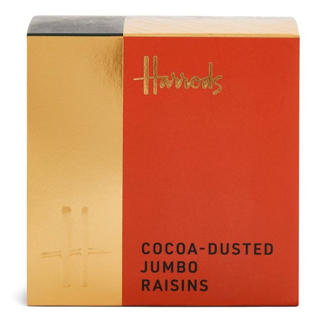 Harrods Cocoa Dusted Jumbo Raisins FOOD CUPBOARD M&S   