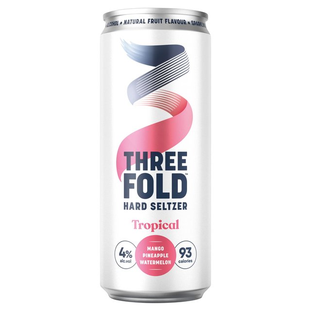 Three Fold Hard Seltzer Tropical Wine & Champagne M&S Default Title  