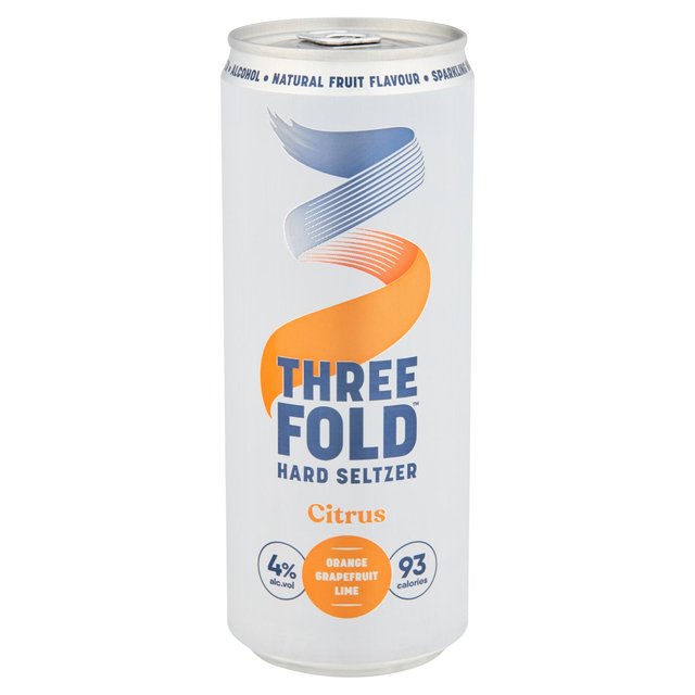 Three Fold Hard Seltzer Citrus Wine & Champagne M&S   