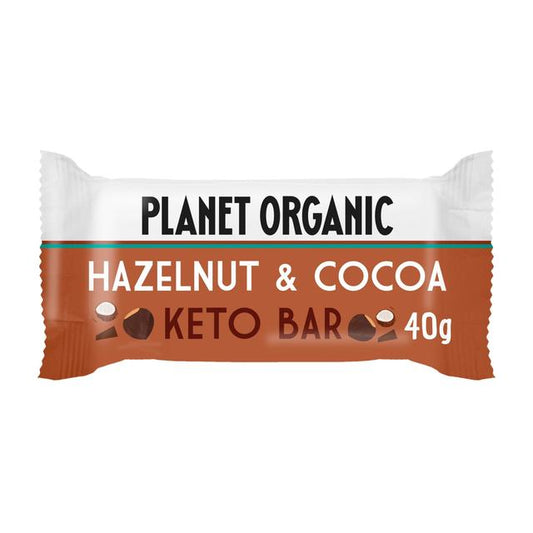 Planet Organic Hazelnut & Cocoa Keto Bar - McGrocer