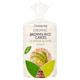 Clearspring Organic Brown Rice Cakes Quinoa & Chia Food Cupboard M&S Default Title  