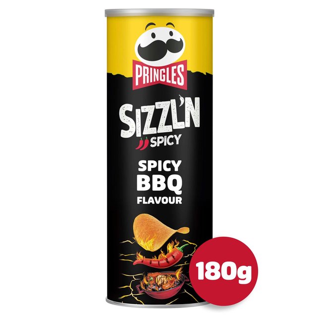 Pringles Sizzl'n Spicy BBQ