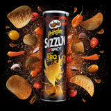 Pringles Sizzl'n Spicy BBQ Crisps, Nuts & Snacking Fruit M&S   