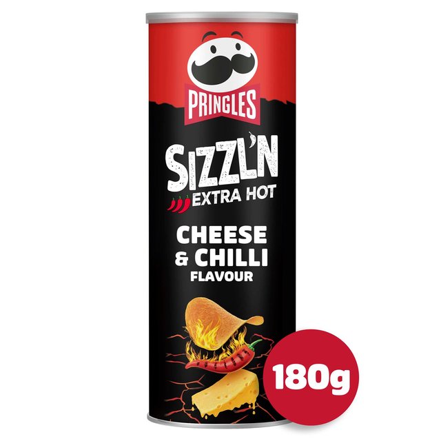 Pringles Sizzl'n Cheese & Chilli Food Cupboard M&S Default Title  