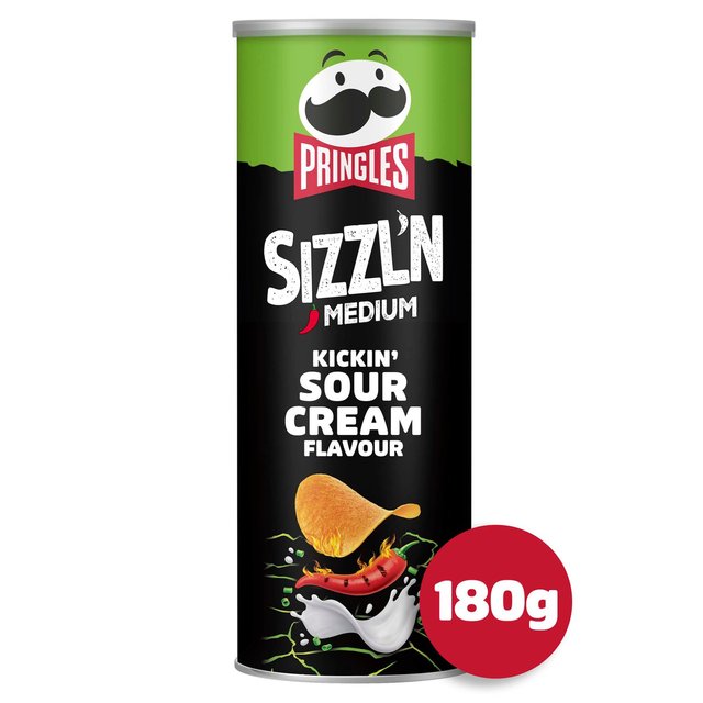 Pringles Sizzl'n Kickin' Sour Cream GOODS M&S   