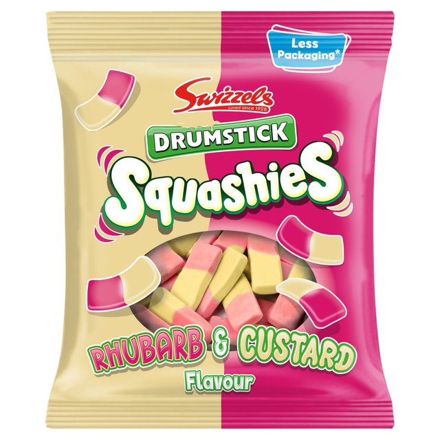 Swizzels Squashies Drumstick Rhubarb & Custard