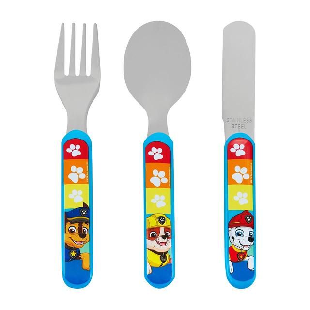 Paw Patrol Rescue 3pc Metal Cutlery Set Perfumes, Aftershaves & Gift Sets M&S   