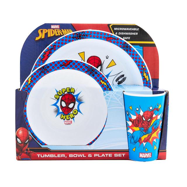 Marvel Spider-Man Pop 3 Piece Tableware Set