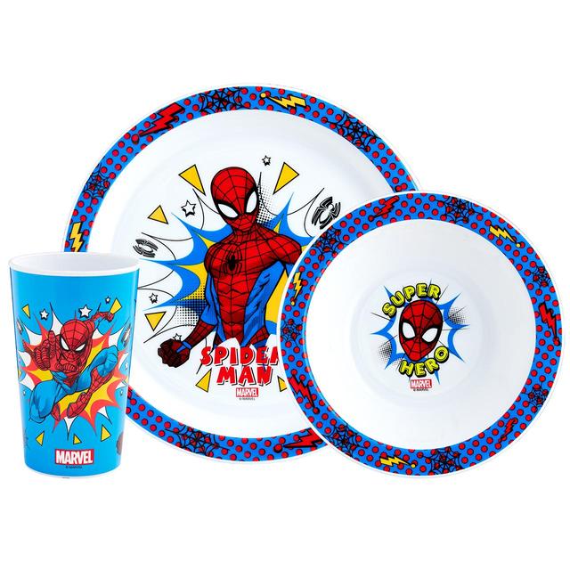 Marvel Spider-Man Pop 3 Piece Tableware Set