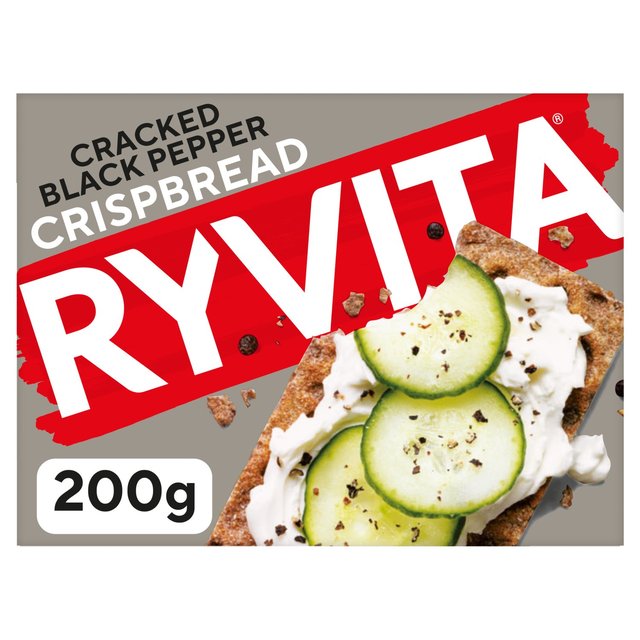 Ryvita Cracked Black Pepper Crisp Bread Biscuits, Crackers & Bread M&S   