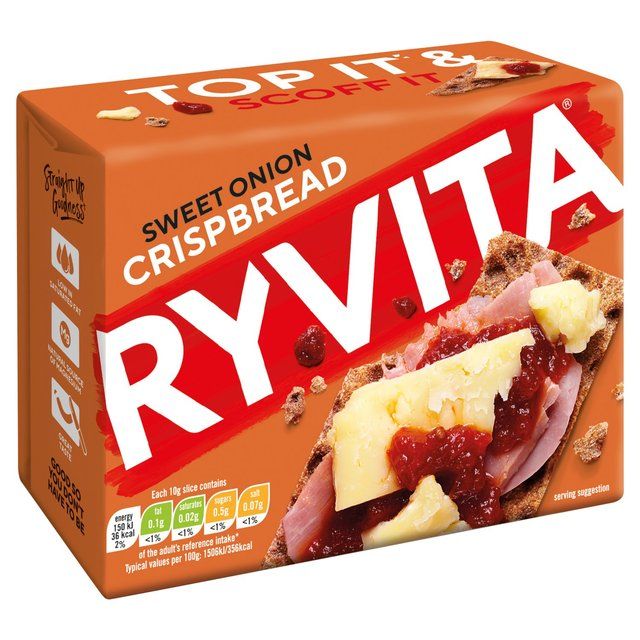 Ryvita Sweet Onion Crisp Bread Biscuits, Crackers & Bread M&S   