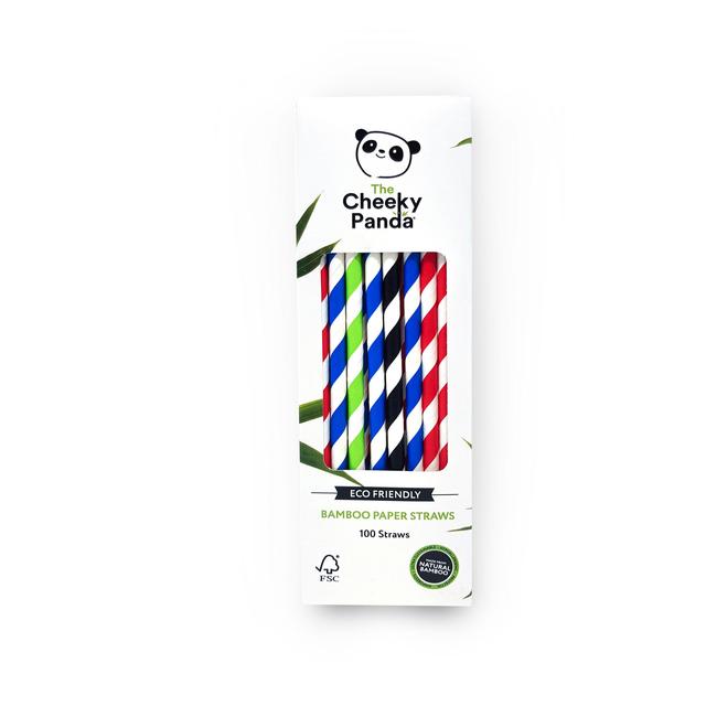 The Cheeky Panda 100% Bamboo Paper Straws, Multicoloured Home, Garden & Outdoor M&S   