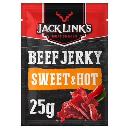 Jack Links Sweet & Hot Beef Jerky Crisps, Nuts & Snacking Fruit M&S Title  