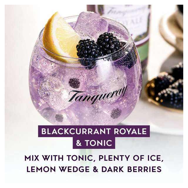 Tanqueray Blackcurrant Royale Distilled Gin Liqueurs and Spirits M&S   