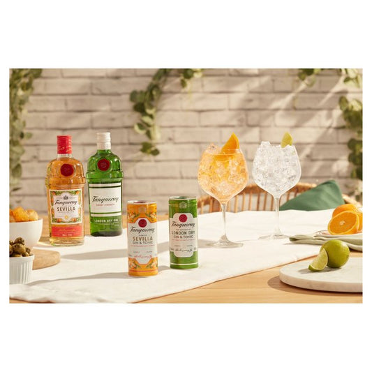 Tanqueray London Dry Gin & Tonic Ready to Drink Can BEER, WINE & SPIRITS M&S   