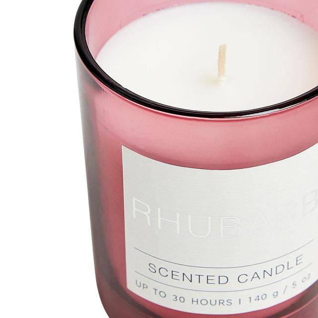 M&S Rhubarb Filled Candle