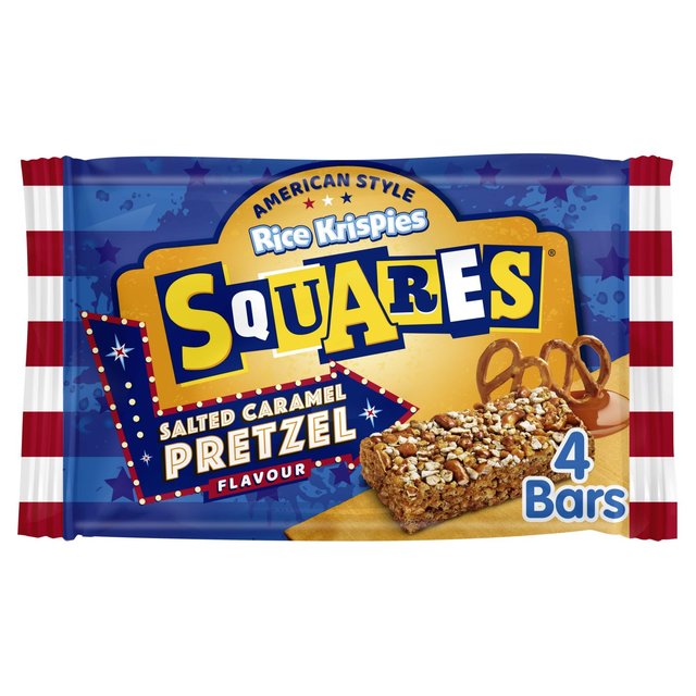 Kellogg's Rice Krispie Squares Salted Caramel & Pretzel