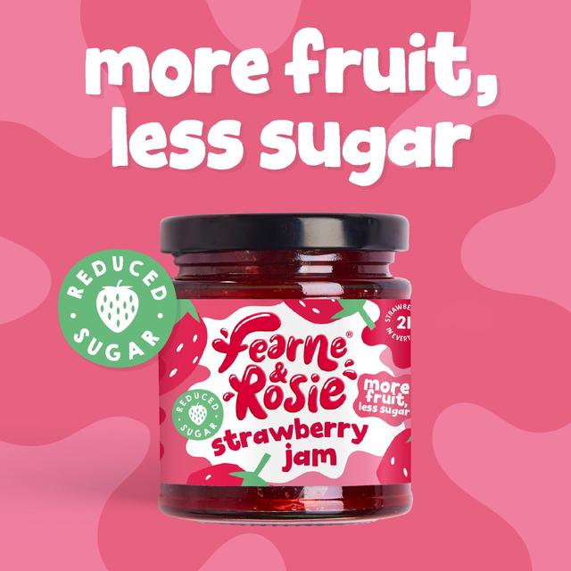 Fearne and Rosie Reduced Sugar Strawberry Jam Jams, Honey & Spreads M&S   