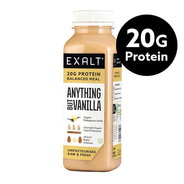 EXALT Anything But Vanilla Madagascan Vanilla Vegan Protein Smoothie