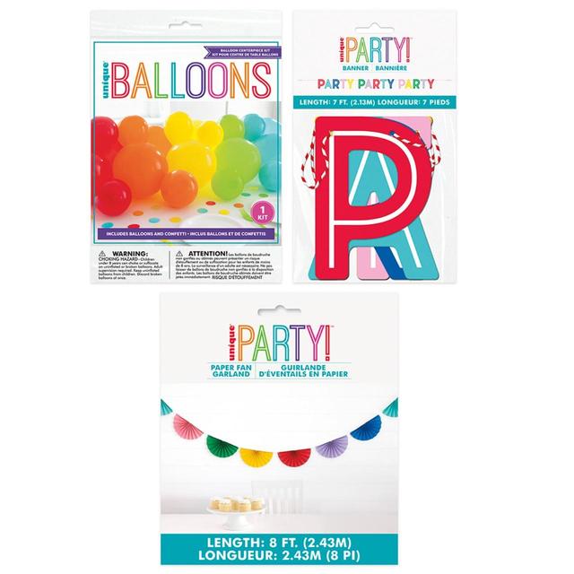 Rainbow Party Accessory Kit