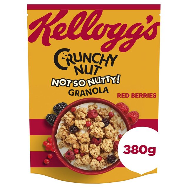 Kellogg's Crunchy Nut Not So Nutty Red Berries Granola