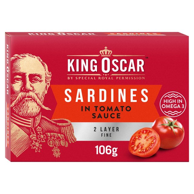 Sardines in Tomato Sauce - King Oscar Food Cupboard M&S Default Title  