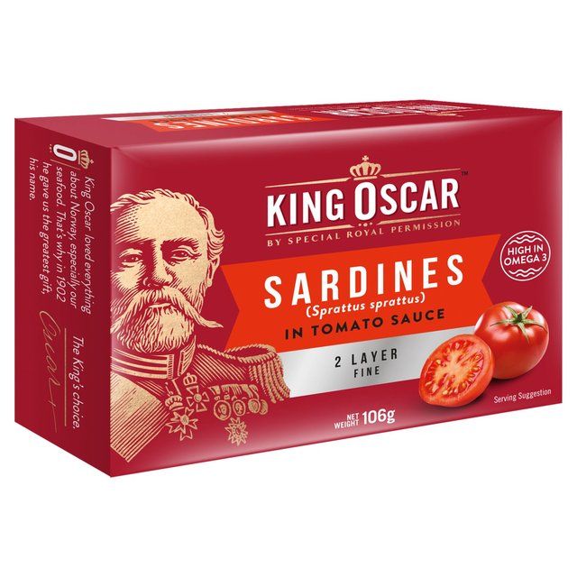 Sardines in Tomato Sauce - King Oscar Food Cupboard M&S   