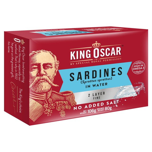 Sardines in Water - King Oscar Food Cupboard M&S   